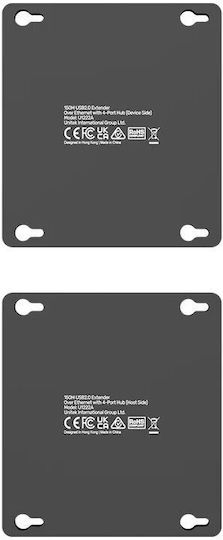 Unitek Usb-c Extender To 4× Usb-a Via Ethernet Range Up To 150 M 480mbps