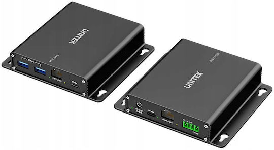Unitek Usb Hub Usb Extender 5 Gb S 100 M Over Ethernet Hub