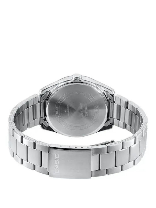 Casio Men's Watch 38.5mm Battery with Metal Bracelet Silver