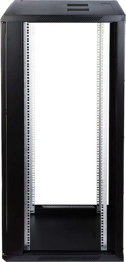 Delta Wandmontierte Rack-Schranke 27U Schwarze EPRADO-R19-27U/600-BLUE