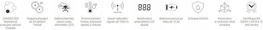 Rapoo Autonomous Carbon Monoxide Detector CO 24 Zones