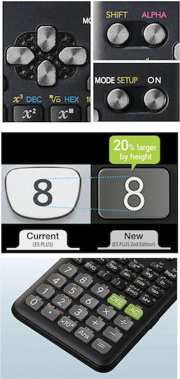 Casio Научен Калкулатор в Черен Цвят