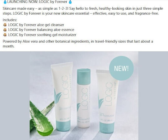 Logic By Forever Skin Care System 220 Ml