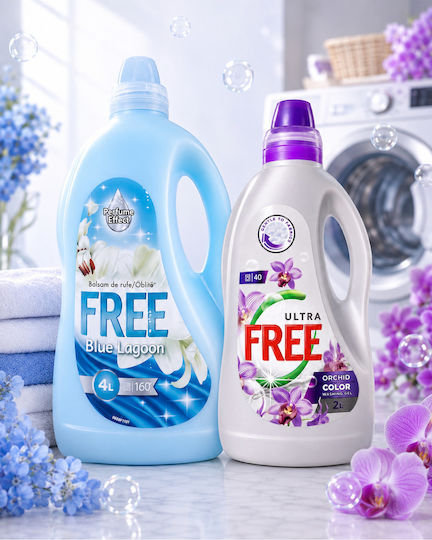 Liquid Detergent with Orchid Scent for Colored Clothes 2 Pieces