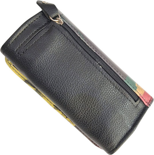 Kalliopi Silver Tabaktasche Synthetisches Leder Reggae Stil 14x8cm