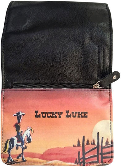 Kalliopi Silver Tabaktasche Synthestiki Design Lucky Luke Western Landschaft 14x8cm