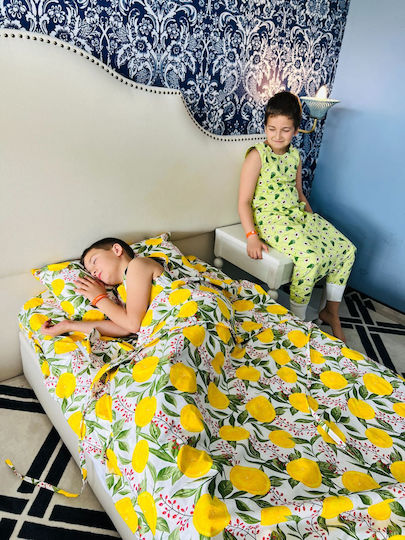 Комплект Детска Завивка Памучна Lemons 90x200см
