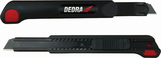 Dedra Sicherheit Schneidemesser mit Breite des Lammas 12,5 mm Schwarz