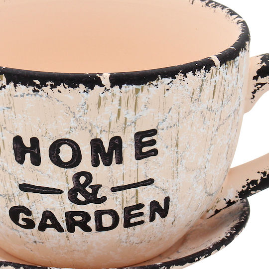 Keskor Ceramic Multicolour Plant Pot 19x15x11cm