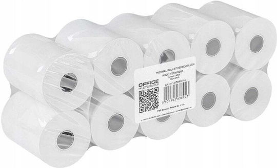 Office Products Thermische Kassenbons mit Länge 45m 48g/m² 10 Stück
