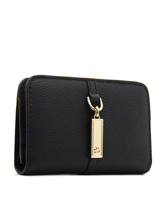 Ameline Small Leather Women's Card Wallet Black