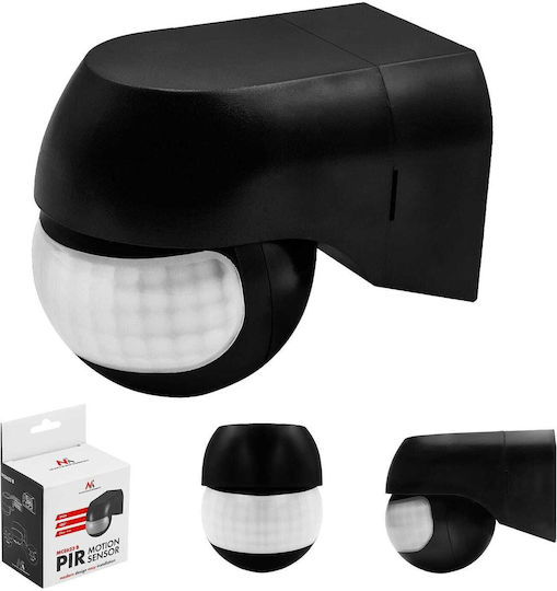 Maclean Energy Wired Motion Sensor Infrared Range 12m