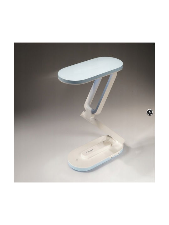 Tiross Rechargeable LED Office Light Folding in White Colour