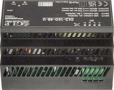 GLP DIN Rail Power Supply with 48V Output and 150W Power 2.7A
