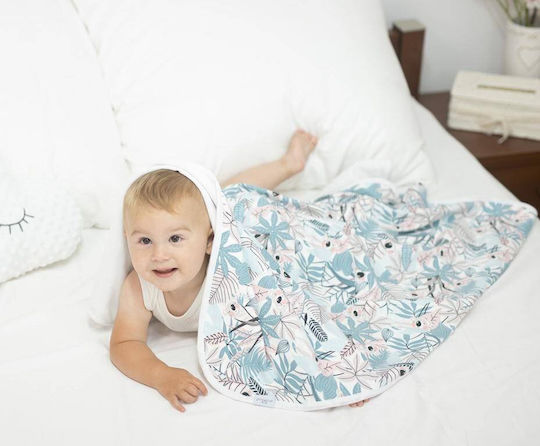 Multitex Nursery Swaddling Cotton Multicolour Blanket 75x100cm