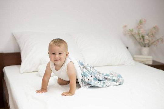 Multitex Nursery Swaddling Cotton Multicolour Blanket 75x100cm