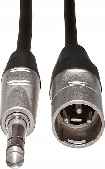 Hosa Studio- und Musikinstrumentenkabel 6,3mm Stecker - Midi-Männchen 6m