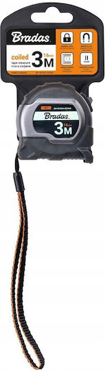 Bradas Maßband Mit Automatischem Aufrollen Und Magnet 3m