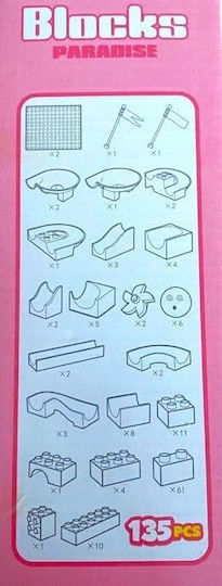 Cuburi de construit educative pentru 3+ ani 135 buc