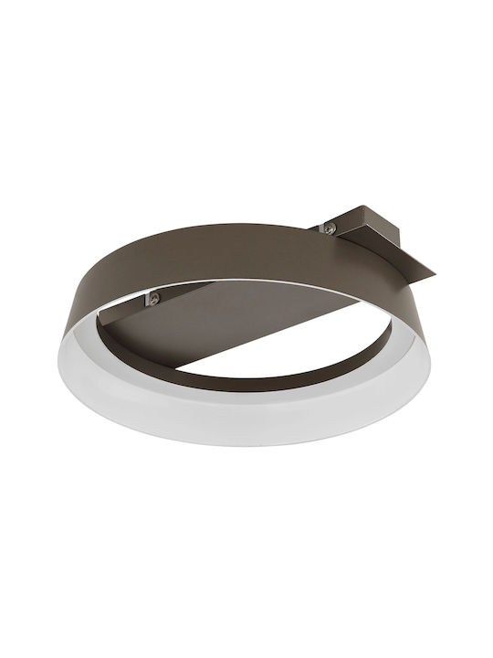 Globo Lighting Brown Mount Ceiling Light With Integrated LED Globo Lighting Brown Mount Ceiling Light With Integrated LED