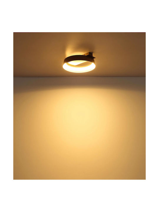 Globo Lighting Luminiță De Tavan Montată Maro Cu LED Integrat