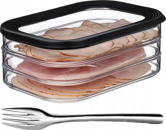 Mepal Lunch Box Plastic Black 550ml
