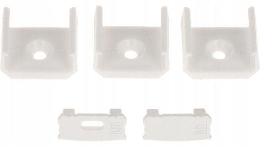 Abilite LED Strip Profile Cover Pr-led Sw 2m Wall-mounted White