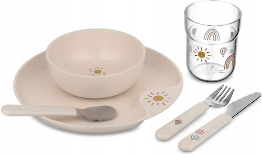 Mepal Children's Food Bowl Plastic Beige