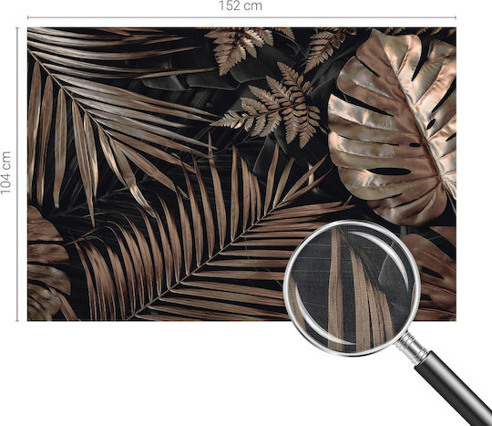 Self-Adhesive Brown Wallpaper 152x104cm