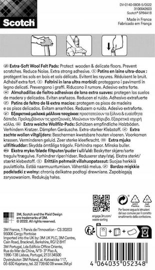 Scotch Fetruri Rotunde Cu Autocolant și Diametru 13mm 25 Bucăți