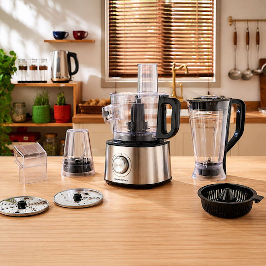 Morphy Richards Robot De Bucătărie 1000w Blender Tocător Accesorii De Tăiere Fp90892s