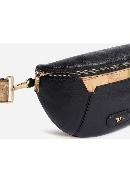 Damentasche Leder Gürteltasche Schwarz