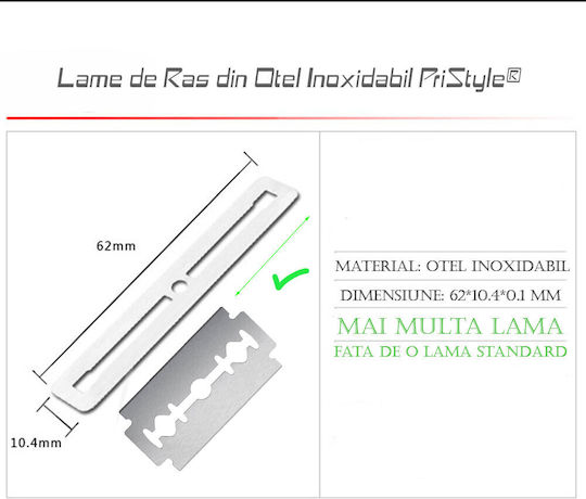 Shavette pentru piele sensibilă 2 bucăți