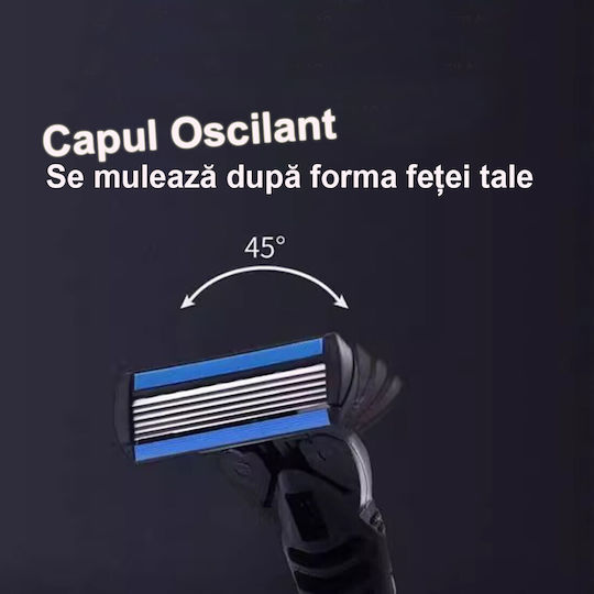 Aparat de ras pentru corp pentru piele sensibilă 7 bucăți