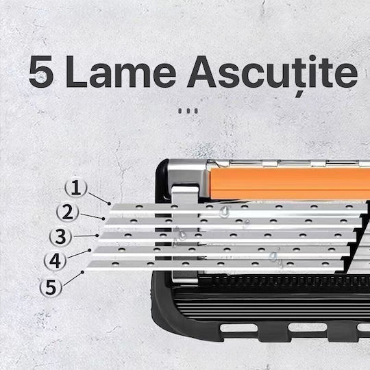 Aparat de ras pentru corp pentru piele sensibilă 6 bucăți