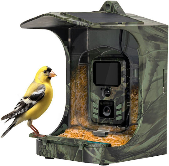 Evolveo Strongvision Birdfeeder Умна Хранилка за Птици Камера Слънчев Панел