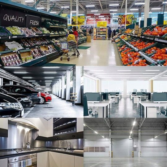 LTC Audio Unterbauleuchte Küchen LED 20W Kühles Weiß 60cm