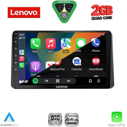 Lenovo Автомобилна Аудио Система за Kia Sportage 2021 (Bluetooth/USB/WiFi/GPS/Apple CarPlay/Android Auto) с Touch Screen 10"