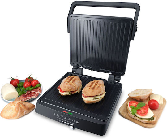 Steba FG 75 Tabletop Electric Grooved Plate Grill 2000W 27x24cm