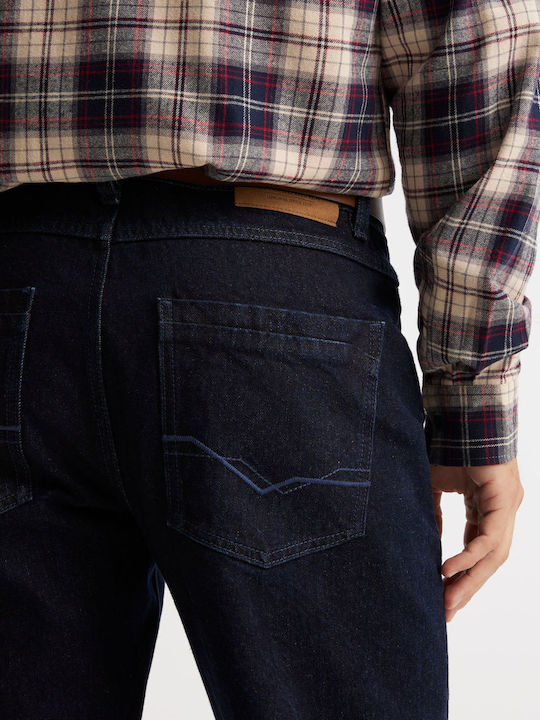 JONNY 265 Pantaloni de Blugi pentru Bărbați Regular Straight Fit Pomegranate