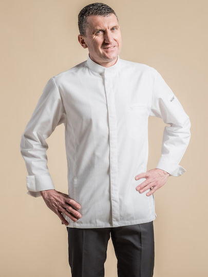 Clement Design Kochjacken 100% Baumwolle Weiß Alicante White
