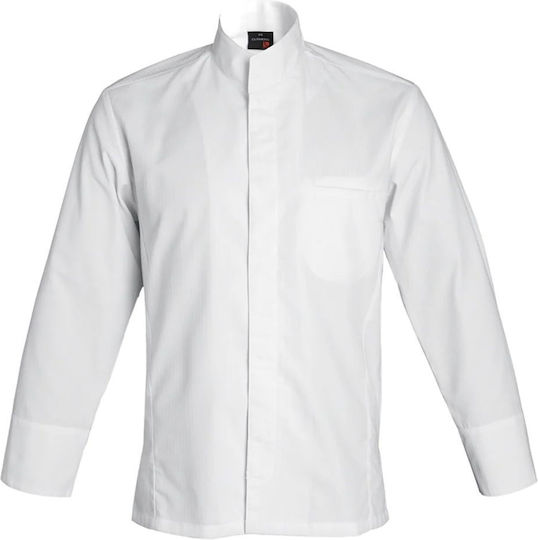 Clement Design Kochjacken 100% Baumwolle Weiß Alicante White