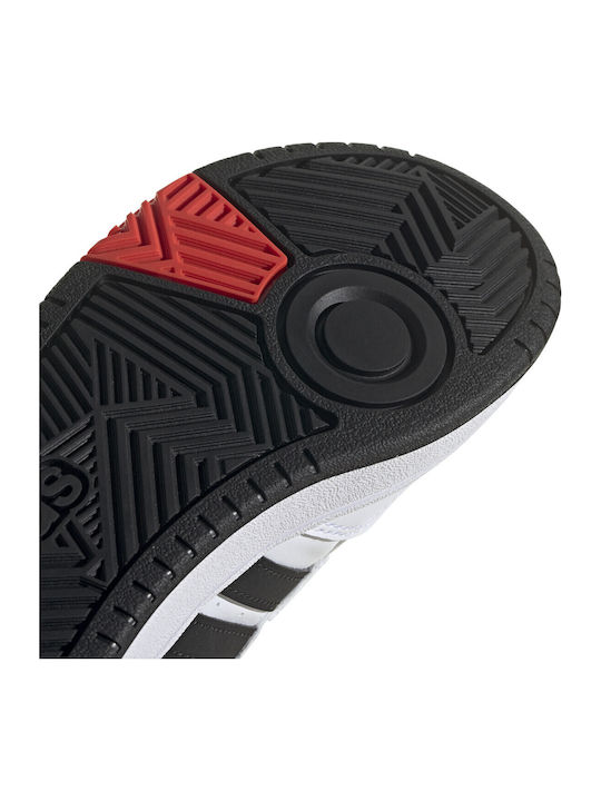 Hoops 3.0 CF Kids Basketball Sports Shoes With Hoop & Loop Closure White