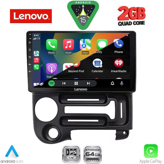 Lenovo Автомобилна Аудио Система За Hyundai Atos 1996-2013 Bluetooth USB Вграден Wi-Fi GPS Apple CarPlay Android Auto С Touch Screen 9"