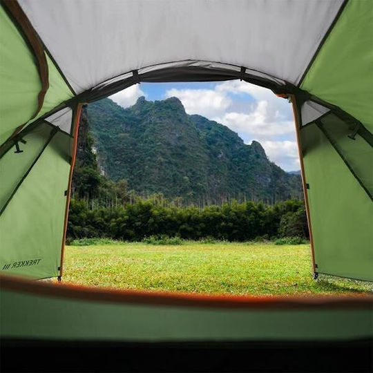 Nils Trekker III Campingzelt Iglu mit Doppeltuch 4 Jahreszeiten für 3 Personen 390x210x130cm