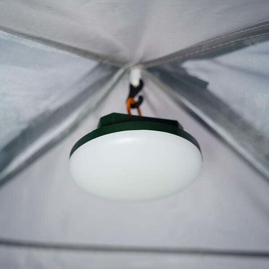 Nils Explorer Campingzelt Iglu Grau mit Doppeltuch 3 Jahreszeiten Für 3 Personen 270x150x110cm