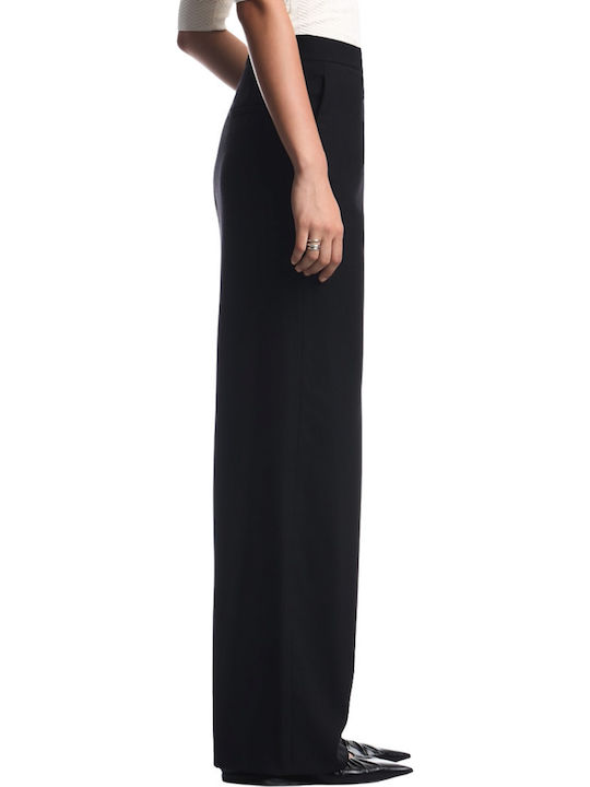 Damen Stoffhose Schwarz
