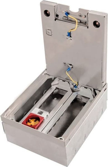 Alfako Подов Кутия от Неръждаема Стомана Пълнеж Max 2x4 Mod 95x244x198mm Pp8m-a