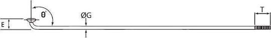 Cn Spoke Std14 2.0-2.0-2.0 Edelstahl 246mm Silber Nippel 144 Stück
