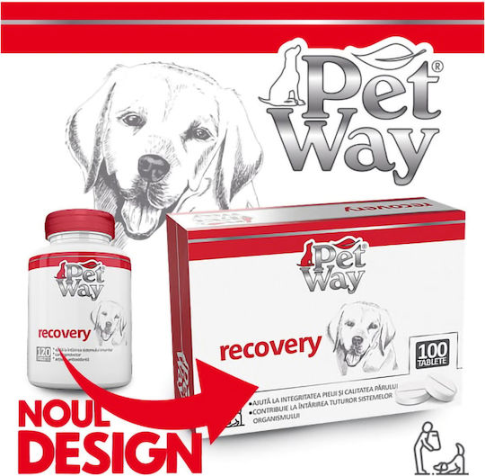 PetWay PetWay Hundeergänzungsmittel & Vitamine in Tabletten zur Stärkung des Immunsystems für Hunde und Katzen